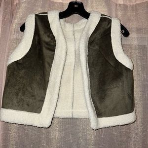 Vintage suede vest small